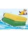 2 Pack Dog Towels Super Absorbent Pet Bath Towel Microfiber Dog Drying Towel for Small Dogs and Cats, Machine Washable, 11.8Inch x 23.6Inch, Yellow-Grey &amp; Green-Grey