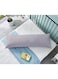 Linen Klub Krude Long Body Pillow 1pc, Fabric: 100% Polyester 85 GSM Microfiber 1 cm Stripe Super Soft, Filling: 1300 gm Hollow Fiber Comfort, Breathable &amp; Ultra Soft Size: 45 x 120 cm, Color: Light Grey