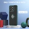 Case for Honor X5B Case Cover With 2Pack Screen Protector Metal Ring Holder Grip Kickstand Car Magnetic Mount Shockproof Matte Hard Back Bumper Case for Honor X5B Green