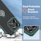 Case for Honor X5B Case Cover With 2Pack Screen Protector Metal Ring Holder Grip Kickstand Car Magnetic Mount Shockproof Matte Hard Back Bumper Case for Honor X5B Green