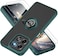 Case for Honor X5B Case Cover With 2Pack Screen Protector Metal Ring Holder Grip Kickstand Car Magnetic Mount Shockproof Matte Hard Back Bumper Case for Honor X5B Green