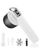 Portable Electric Lint Remover - Fabric Shaver and Fast and Effective Bobble Remover for Clothes, Bobbles from Couch, 2-In-1 LED Digital Display Clothes Debobbler, with Double Protection (White)