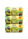 Pack of 3 - Lemon Scented Garbage Bags Compact Roll, 10 Gallon, 54x60cm, Small (Office bins) - 30 Bags x 3 yellow