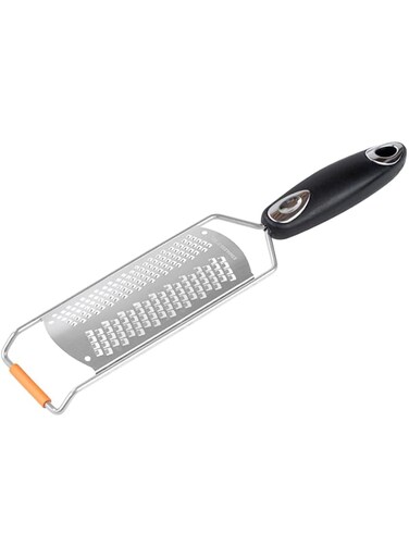 Restaurantware Cheese Grater, Hand Held Grater - Professional Grade Fine Stainless Steel Plastic Handle 1ct Box Met Lux