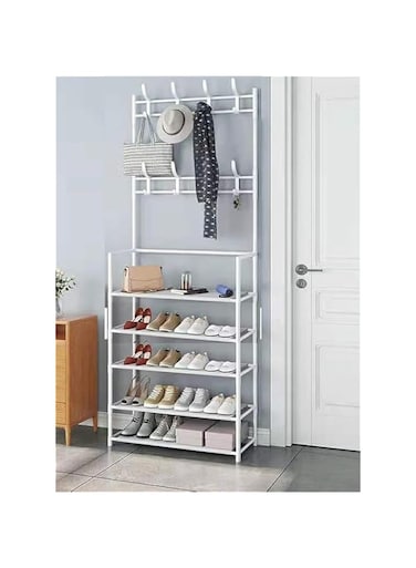 NKX 6 Tier Creative Home Cabinet Shoe Organizer Rack Furniture
