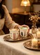 Coffee Cups &acirc;&euro;&ldquo; Set of 2, 180 ml &acirc;&euro;&ldquo; For Latte, Home, Restaurants &amp; Holiday Gifts