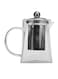 Tea Pot With Stainless Steel Strain Clear/Silver 500ml