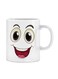 Print Cartoon Printed Ceramic Mug White/Black/Red