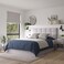 Berlin Upholstered Twin Size Bed (120 X 190 CM) Grey Color