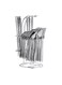25-Piece Stainless Steel Cutlery Set Silver