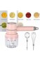 3-in-1 wireless chopper, cutter, mixer. Rechargeable food processor for fast, easy kitchen prep