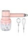 3-in-1 wireless chopper, cutter, mixer. Rechargeable food processor for fast, easy kitchen prep