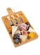 BPA&reg; Wooden Cheese Board and Knife Set 32x20cm &ndash; Chopping Board, Serving Platter, Charcuterie Board, Cheese Knives &ndash; Wooden Cheese Board Gift Set
