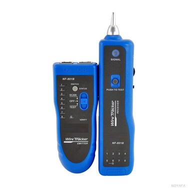 Tester NF-801 Multifunction Cable Detector Network Telephone Phone Cable Tester Wire Tracker Fiber Optic Receivers