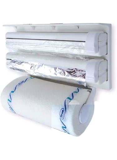 Dubai Gallery Triple Tissue Paper Dispenser White AMZ-N23827744A