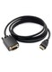 HDMI To VGA D-SUB Male Video Adapter Cable Lead For HDTV PC Computer Monitor Black 10M