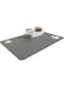 Joyzzz Pet Feeding Mat, Non Slip Washable Water Dispenser Mat for Food and Water Bowl, Quick Dry Dog Food Mat with Waterproof Rubber Backing, Water Absorbent Mat for Dog and Cat 50x30 cm