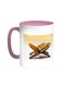 Islamic - The Quran Printed Coffee Mug Pink/White 11ounce