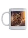Cheetah Printed Mug White/Brown/Black