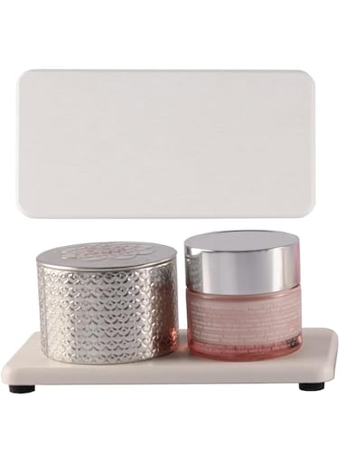 NiuYichee - 2 x vanity tray for bathroom sink (6.3 x 3.1 inches), diatomaceous earth coasters, kitchen soap tray, water absorbent stone used for hand soap and