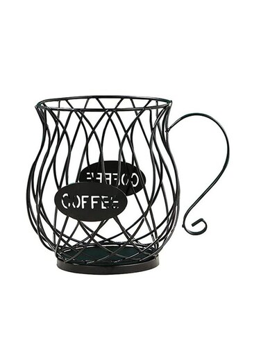 Pow Coffee Pod Holder Black 5.5x4.5x5.5inch