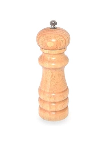 KITCHEN SOUQ Wooden Pepper Mill 6.75Inch
