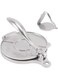 Dough Press   Tortilla, Roti   Chapati Maker Machine   Stainless Steel   Nonstick   Manual   Perfect for Home Cooking   Multifunctional Design   Durable, Easy to Use, Safe &amp; Hygienic