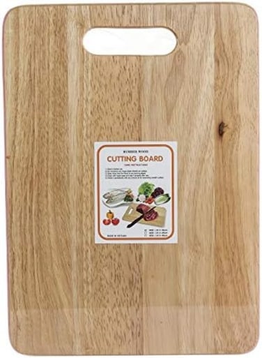 Wooden Cutting Board - Beige, 25 X 35 Cm