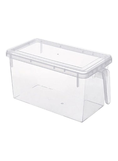 Food Storage Boxes With Lids Freezer Clear 12.5 x 30 x 12cm