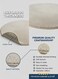 MAXQON&reg; Premium Round Rug &ndash; 100x100cm Soft Floor Mat for Living Room, Bedroom, or Balcony