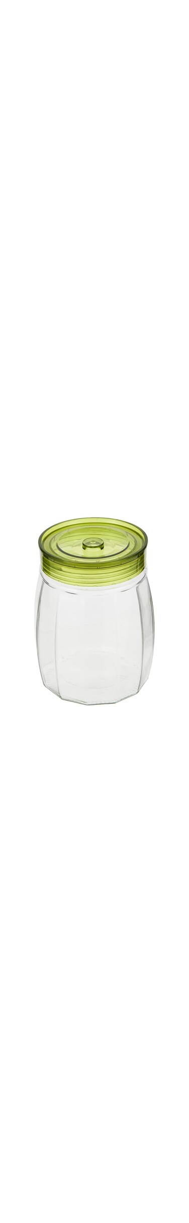 Lively Glass Seal Pot, Transparent Kitchen Storage And Nuts, Milk, Enzyme, Tea, Lemon, Honey Jar Capacity 1Ltr, Assorted Color