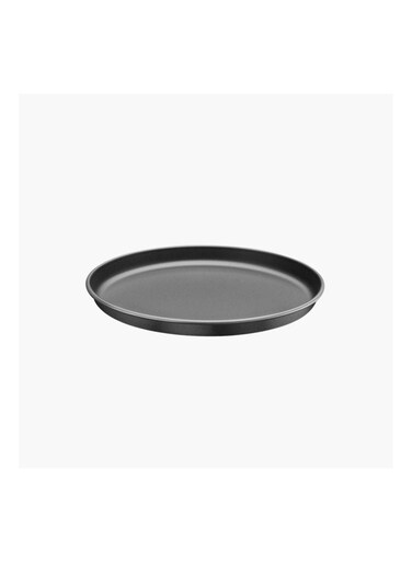 30cm 1.8L Black Aluminum Pizza Pan with Interior and Exterior Starflon Max PFOA Free Nonstick Coating