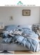 LIFE AI LIFE King Size Bedding Flat Sheet 6 Pcs Bed Sheet King Set Super Soft Cotton Breathable Cozy Non Pilling Sheets Shrinkage And Fade Resistant Easy Care