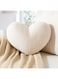 Vdoioe Heart Shaped Throw Pillows Super Soft Faux Rabbit Fur Heart Throw Pillow, Wedding Decor, Home Decoration
