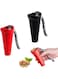 Multifunctional Nut Sheller, 2PCS Nut Cracker Tool with Container, Splash Resistant and Labor Saving Features, Metal Cracking Tool Heavy Duty Bottle Opener Kitchen Sheller, Automatically Bounce Back