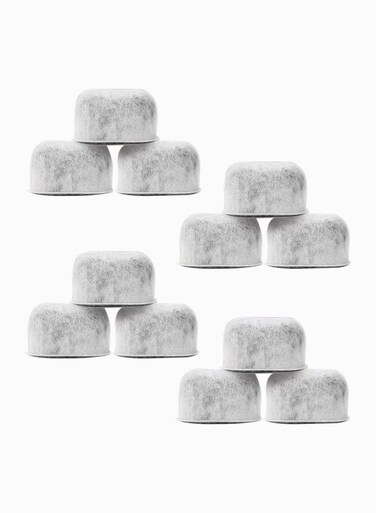 12-Pack Compatible Water Filters For Keurig Compatible Filters - Replacement Charcoal Water Filters for Keurig 2.0 (and older) Coffee Machines