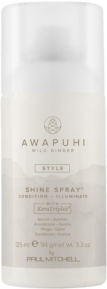 Awapuhi Wild Ginger By Paul Mitchell Shine Spray, Conditions + Adds Luminosity, For All Hair Types, 3.3 Oz.