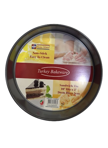 Non-stick Sandwich Tin, 26cm x 5cm, Black