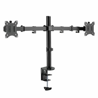 STARGOLD Dual Monitor Desk Mount Stand Adjustable Arm for 17&rdquo;-32&rdquo; Screens