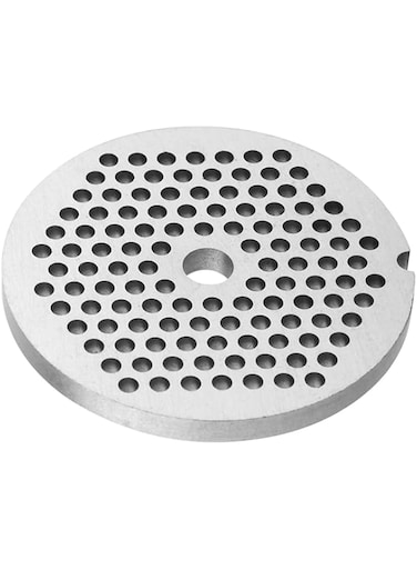 gernie Carbon Steel Meat Grinder Crusher Mincer Plate Disc Knife with Easy Installation, Dishwasher, 3/5/7.5mm Minced Meat Quickly for Kitchen (Small round hole 3mm)