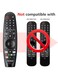 Universal Remote Control for LG Smart TV Magic Remote Replacement, with Buttons for Netflix Prime Video NO Voice and Pointer Function (Infrared Magic Remote)
