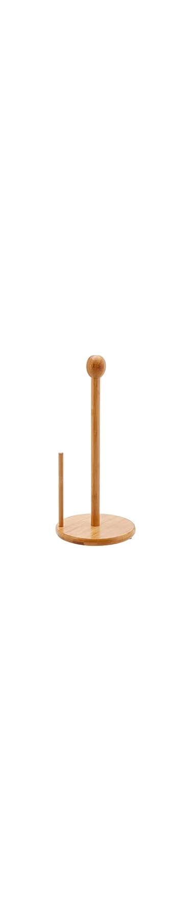 YLmeet Countertop bamboo paper towel holder, perfect for kitchen and bathroom organizing and decorating, suitable for paper towels