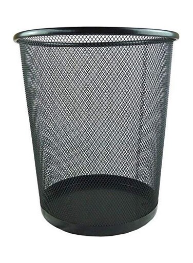 Trash Can Black 28.5inch