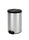 NOVA SERIES   Brushed Stainless Steel Finish   Soft-Closing   Fingerprint-Resistant   Step Trash Bin   Small   5L