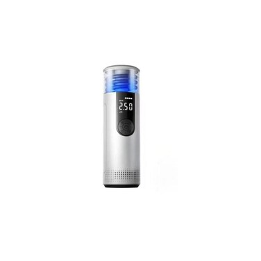 Digital Portable Air Compressor with LED Display, Cordless Tyre Inflator, Rechargeable Car Tyre Pump