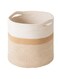 Loloty 30cm * 30cm Laundry Baskets, Woven Storage Basket with Handles, Decorative Basket for Living room, Toys Bin, Pillows, Blankets, Clothes