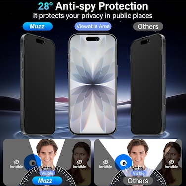 PREMIUM PROTECTION: Edge to edge matte tempered glass with 9H hardness rating provides superior protection against scratches and impacts
