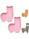 KASTWAVE Easter Bunny Molds, Non-Stick Silicone Mold for Chocolate Cake Muffin Jelly 3D Cute Alpaca Rabbit Shaped Cookie Baking Mould Pan for Adult Kids for Soap Pastry Cake Dessert