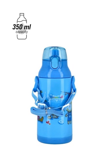 Carton Printed Water Bottle Blue/Pink/Yellow - Assorted