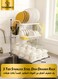3 Tier Dish Drying Rack Over Sink T114614 &acirc;&euro;&ldquo; Large Stainless Steel Dish Rack with Utensil Holder &amp; Draining Tray, Adjustable Water Spout, Rustproof Kitchen Organizer for Plates, Bowls, Cups &amp; Cutlery, Countertop Storage Rack, White